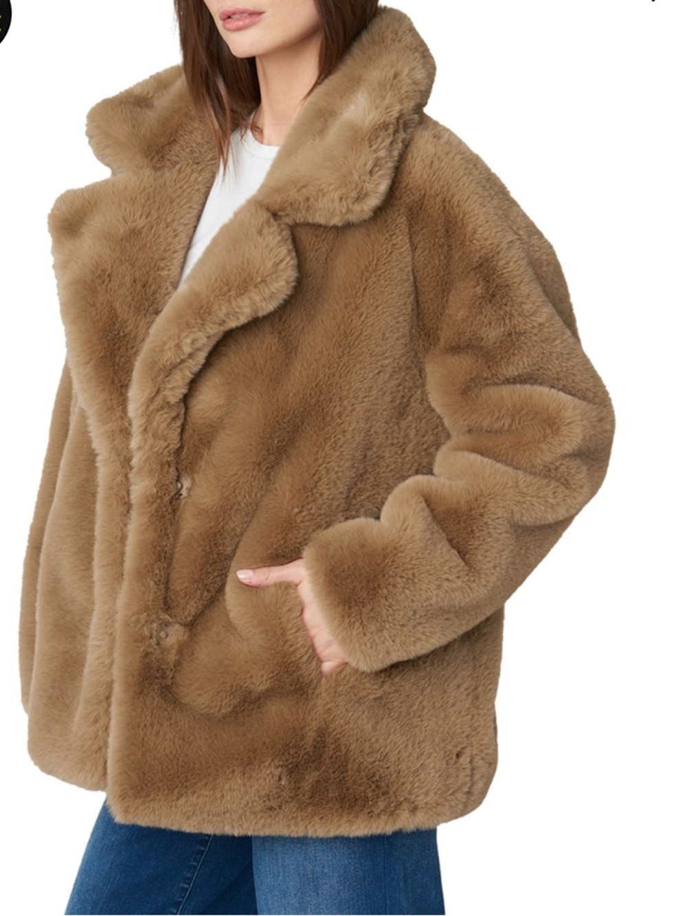 BLANK NYC Fur coat